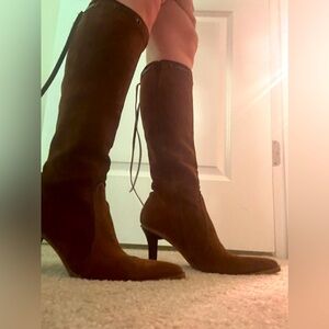 Coach Italian Suede boots size 8